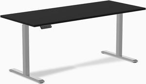 Desky Single Sit Stand Gaming Desk - Black / 70.9" x 29.5" / Gray