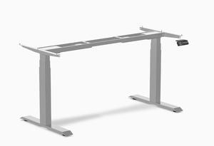 Desky Dual Sit Stand Desk Frame - Gray