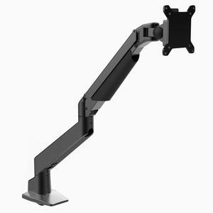 Desky Heavy Duty Single Monitor Arm (24lbs+) - Black