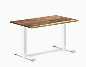 Desky Zero Hardwood Office Desk - Saman / 48 x 30 in / White