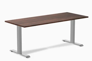 Desky Zero Softwood Office Desk - American Rustic Pine / 72 x 30 in / Grey Desky Zero Softwood Office Desk - American Rustic Pine / 72 x 30 in / Grey