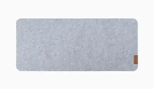 Desky Cork/Felt Desk Pad - Medium 24.4x11.8 in / Light Gray