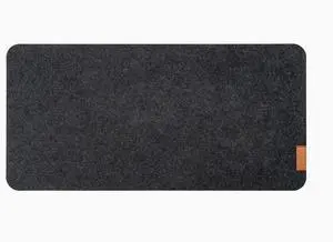 Desky Cork/Felt Desk Pad - Medium 24.4x11.8 in / Dark Gray