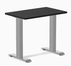Desky Zero Mini Office Desk - Black / 32 x 20 in / Grey Desky Zero Mini Office Desk - Black / 32 x 20 in / Grey