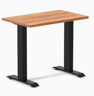 Desky Zero Mini Office Desk - Prime Oak / 32 x 20 in / Matte Black Desky Zero Mini Office Desk - Prime Oak / 32 x 20 in / Matte Black