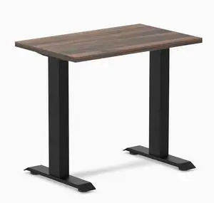 Desky Zero Mini Office Desk - Jarrah Legno / 32 x 20 in / Matte Black