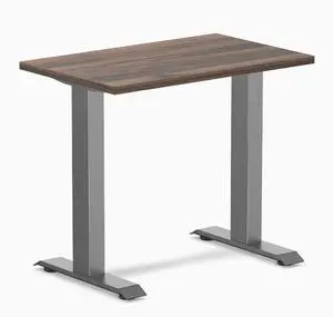 Desky Zero Mini Office Desk - Jarrah Legno / 32 x 20 in / Space Gray