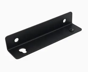 Desky Cable Channel Mounting Brackets - Matte Black