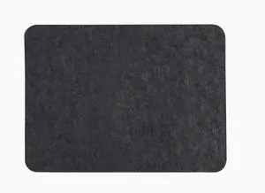 Desky Cork/Felt Desk Pad - Small 11x8.6 in / Dark Gray