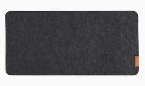 Desky Cork/Felt Desk Pad - Medium 24.4x11.8 in / Dark Gray
