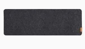 Desky Cork/Felt Desk Pad - Large 35.4x11.8 in / Dark Gray