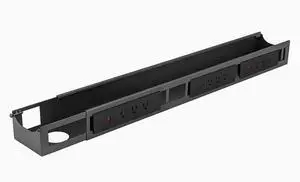 Desky Integrated Cable & Power Channel - 9 Plugs + 3 x USB-C + 3 x USB / Space Gray
