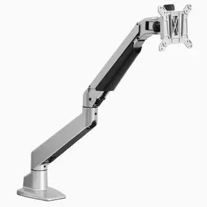 Desky Heavy Duty Single Monitor Arm (24lbs+) - Silver