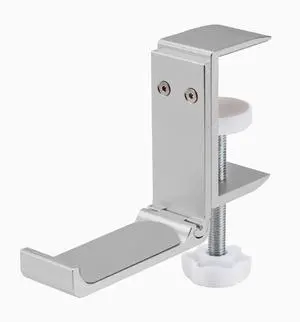 Desky Foldable Headphone Hook - Silver