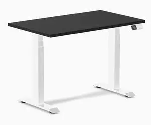 Desky Dual Mini Sit Stand Desk - Black / 40 x 24 in / White