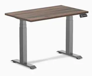 Desky Dual Mini Sit Stand Desk - Jarrah Legno / 40 x 24 in / Space Gray Desky Dual Mini Sit Stand Desk - Jarrah Legno / 40 x 24 in / Space Gray