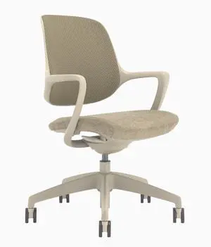 Desky Evoque Low Back Office Chair - Wheat