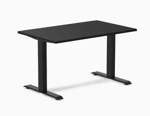 Desky Zero Laminate Office Desk - Black / 47.2 x 29.5 in / Matte Black