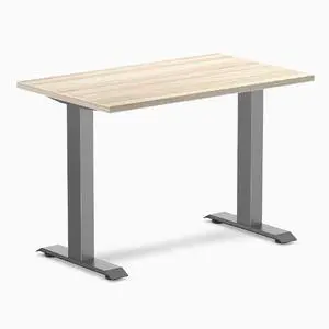 Desky Zero Mini Office Desk - Classic Oak / 40 x 24 in / Space Gray Desky Zero Mini Office Desk - Classic Oak / 40 x 24 in / Space Gray