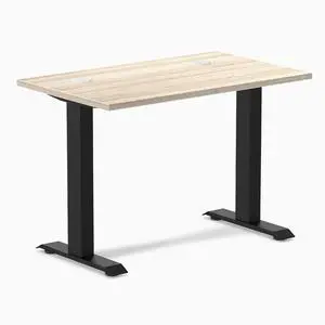 Desky Zero Mini Office Desk - Classic Oak / 40 x 24 in / Matte Black Desky Zero Mini Office Desk - Classic Oak / 40 x 24 in / Matte Black
