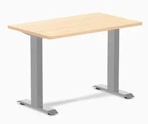 Desky Zero Mini Hardwood Office Desk - Maple / 40 x 24 in / Gray Desky Zero Mini Hardwood Office Desk - Maple / 40 x 24 in / Gray
