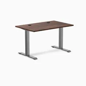 Desky Zero Softwood Office Desk - American Rustic Pine / 48 x 30 in / Space Gray Desky Zero Softwood Office Desk - American Rustic Pine / 48 x 30 in / Space Gray
