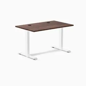 Desky Zero Softwood Office Desk - American Rustic Pine / 48 x 30 in / White Desky Zero Softwood Office Desk - American Rustic Pine / 48 x 30 in / White