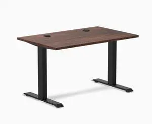 Desky Zero Softwood Office Desk - American Rustic Pine / 48 x 30 in / Matte Black Desky Zero Softwood Office Desk - American Rustic Pine / 48 x 30 in / Matte Black