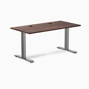Desky Zero Softwood Office Desk - American Rustic Pine / 48 x 30 in / Space Gray Desky Zero Softwood Office Desk - American Rustic Pine / 48 x 30 in / Space Gray