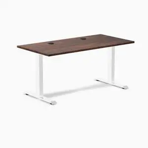 Desky Zero Softwood Office Desk - American Rustic Pine / 48 x 30 in / White Desky Zero Softwood Office Desk - American Rustic Pine / 48 x 30 in / White