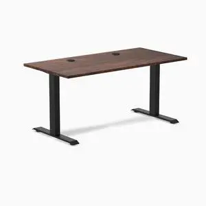 Desky Zero Softwood Office Desk - American Rustic Pine / 48 x 30 in / Matte Black Desky Zero Softwood Office Desk - American Rustic Pine / 48 x 30 in / Matte Black