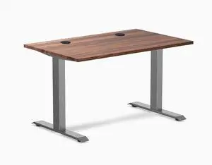 Desky Zero Hardwood Office Desk - Walnut / 48 x 30 in / Space Gray Desky Zero Hardwood Office Desk - Walnut / 48 x 30 in / Space Gray