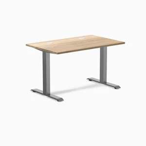 Desky Zero Hardwood Office Desk - White Ash / 48 x 30 in / Space Gray Desky Zero Hardwood Office Desk - White Ash / 48 x 30 in / Space Gray
