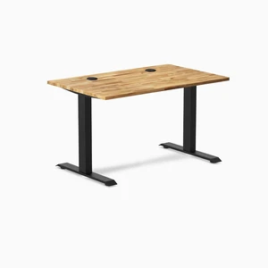 Desky Zero Hardwood Office Desk - Acacia / 48 x 30 in / Matte Black Desky Zero Hardwood Office Desk - Acacia / 48 x 30 in / Matte Black