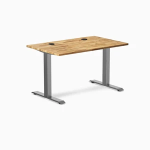 Desky Zero Hardwood Office Desk - Acacia / 48 x 30 in / Space Gray Desky Zero Hardwood Office Desk - Acacia / 48 x 30 in / Space Gray