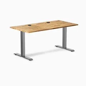 Desky Zero Hardwood Office Desk - Acacia / 48 x 30 in / Space Gray Desky Zero Hardwood Office Desk - Acacia / 48 x 30 in / Space Gray