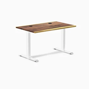 Desky Zero Hardwood Office Desk - Saman / 48 x 30 in / White Desky Zero Hardwood Office Desk - Saman / 48 x 30 in / White