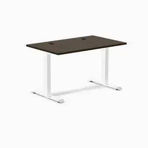 Desky Zero Bamboo Office Desk - Bamboo / 60 x 30 in with Grommets / White Desky Zero Bamboo Office Desk - Bamboo / 60 x 30 in with Grommets / White