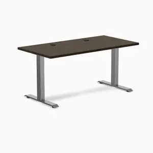 Desky Zero Bamboo Office Desk - Bamboo / 80 x 30 in with Grommetsches with Grommets / Space Gray Desky Zero Bamboo Office Desk - Bamboo / 80 x 30 in with Grommetsches with Grommets / Space Gray