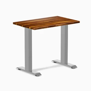 Desky Zero Mini Hardwood Office Desk - Pheasantwood / 32 x 20 in / Gray Desky Zero Mini Hardwood Office Desk - Pheasantwood / 32 x 20 in / Gray