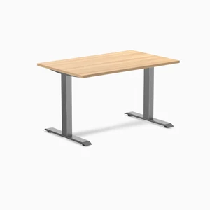 Desky Zero Laminate Office Desk - Sublime Teak / 47.2 x 29.5 in / Space Gray Desky Zero Laminate Office Desk - Sublime Teak / 47.2 x 29.5 in / Space Gray