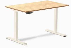 Desky Single Sit Stand Desk - Bamboo / 47.2 x 29.5 in / Wheat Desky Single Sit Stand Desk - Bamboo / 47.2 x 29.5 in / Wheat