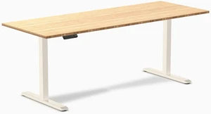 Desky Single Sit Stand Desk - Bamboo / 78.7 x 29.5 in / Wheat Desky Single Sit Stand Desk - Bamboo / 78.7 x 29.5 in / Wheat