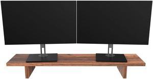 Desky Monitor Stand - Walnut Hardwood