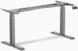 Desky Dual Sit Stand Desk Frame - Space Grey