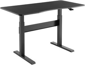 Desky Air Lift Zero Sit Stand Desk - Black / 57.1" x 28.7" / Black