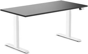 Desky Dual Laminate Sit Stand Desk - Black / 59.1 x 29.5 inches / White