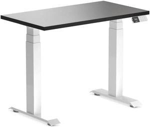 Desky Dual Mini Sit Stand Desk - Black / 36 x 20 inches / White