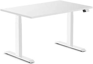 Desky Dual Laminate Sit Stand Desk - White / 47.2 x 29.5 inches / White