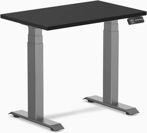 Desky Dual Mini Sit Stand Desk - Black / 32 x 20 inches / Space Grey